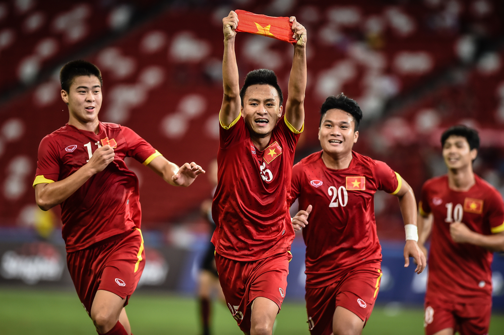 Kallang,singapore, ,June,15:vo,Huy,Toan,Of,Vietnam,Celebrates,After